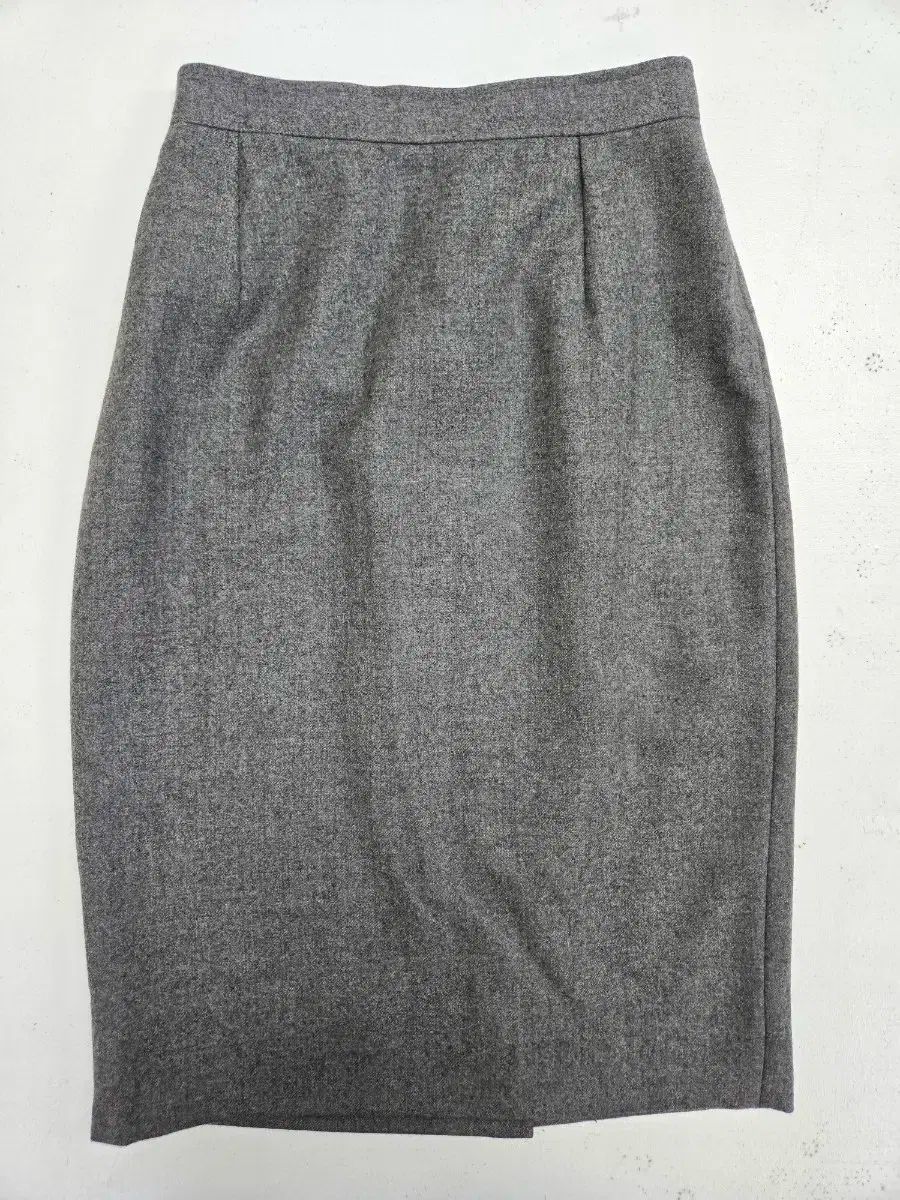 ヴァレンティノ グレー ウール HLINE スカート