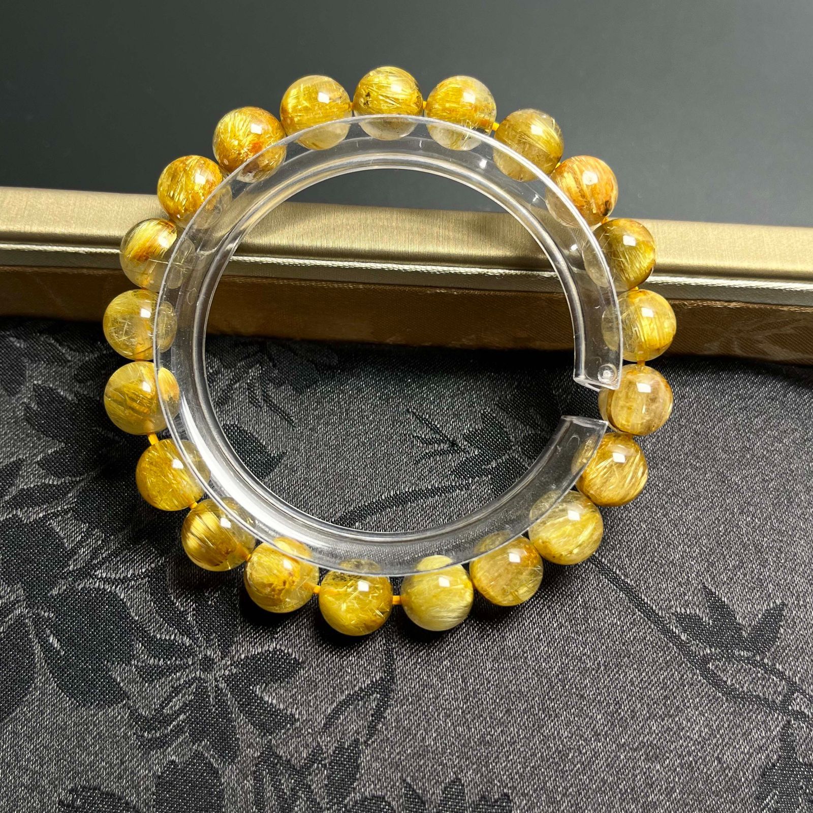 ☆金運特化☆特別御霊石☆✨ルチルクォーツ ブレスレット✨座敷