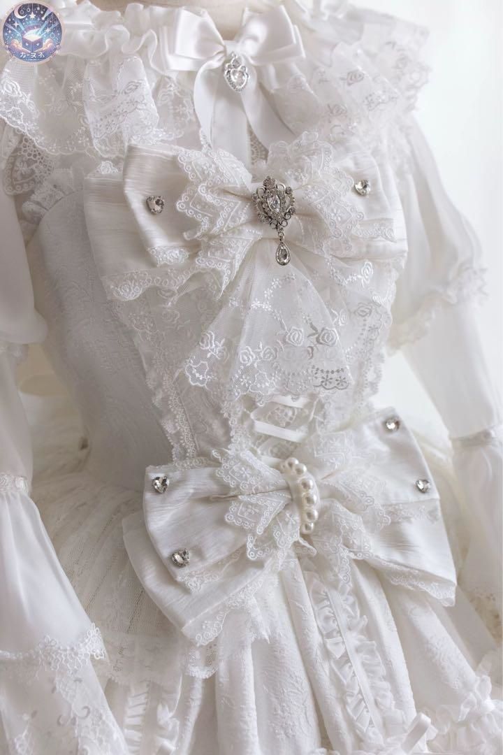 Praying Star ロリィタドレスセット ジャンスカ ホワイト 甘ロリ