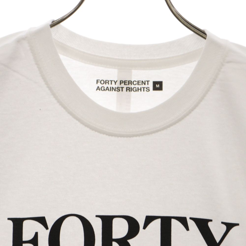 FPAR/FORTY PERCENTS AGAINST RIGHTS (フォーティーパーセント アゲインストライツ) 20AW PG-13 S/S  TEE フロントロゴグラフィックプリント 半袖Tシャツ 202NTFP-STM06 - メルカリ