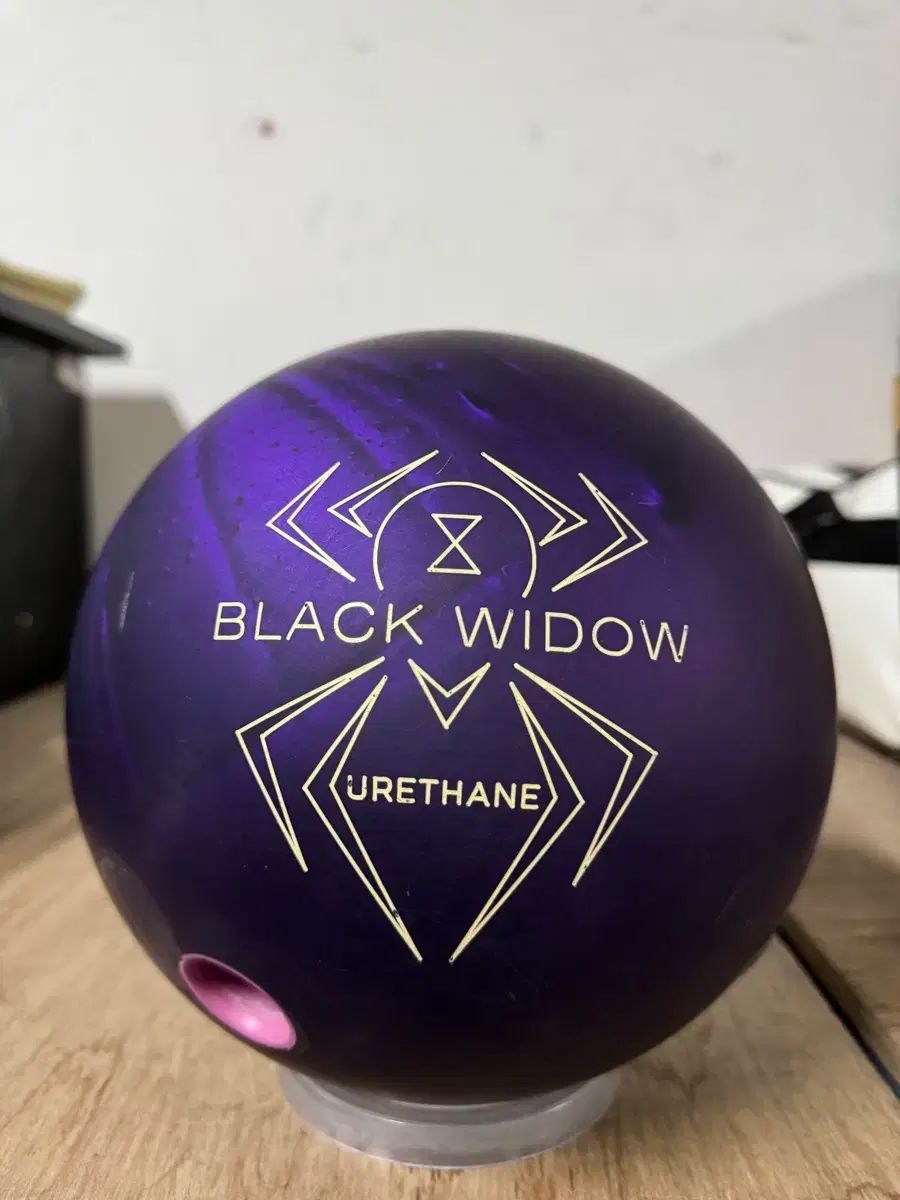 black widow ブラックウィドウ パープル リメイク 15p 公式球