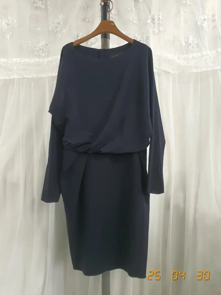 LANVIN COLLECTION ランバンコレクション ワンピース 82 ー 94 160 バックジッパー 黒