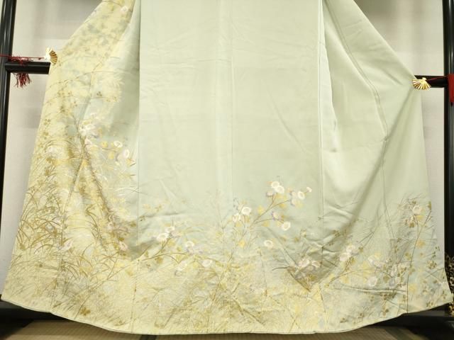 平和屋着物○訪問着 草花尽くし 金銀彩 正絹 逸品 AABC5622ck - メルカリ