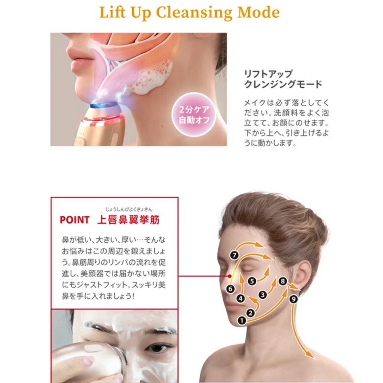 ZOGANKIN OVO Lift & Wash ゾーガンキンオーヴォ 家庭用EMS機器 EMS