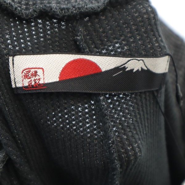 新品 泥棒日記 畝々素材の袴 パンツ M 黒×グレー 泥棒日記 クロップド メンズ 新品 泥棒日記 畝々素材の袴 パンツ M 黒×グレー dorobou nikki クロップド