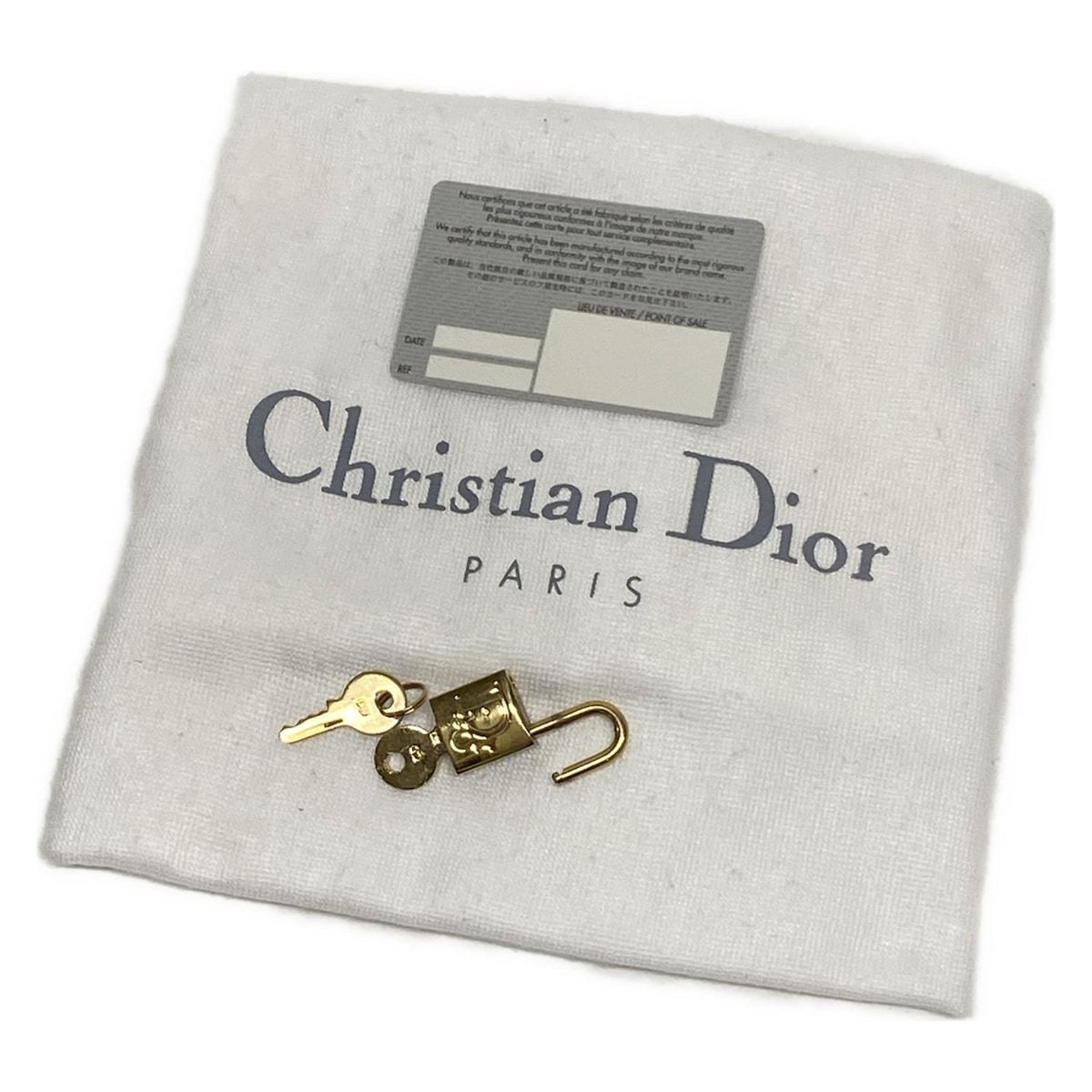 ディオール/クリスチャンディオール ハンドバッグ トロッター ネイビー  