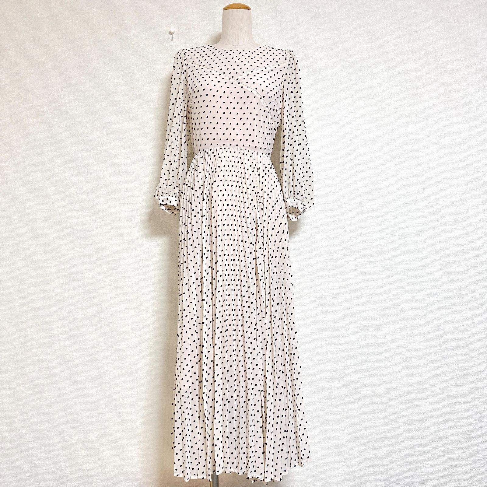 dot one-piece / acka. (サイズ1) ワンピース Acka. bijou dot velours