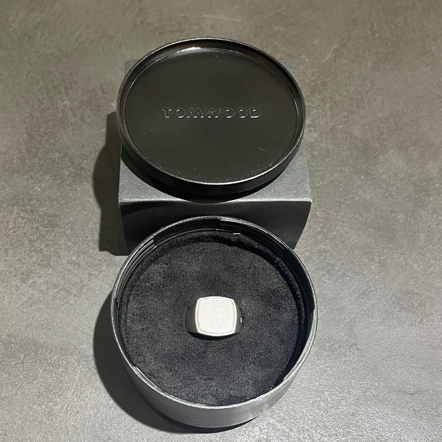 美品 TOM WOOD CUSHION POLISHED クッションポリッシュド リング 指輪 