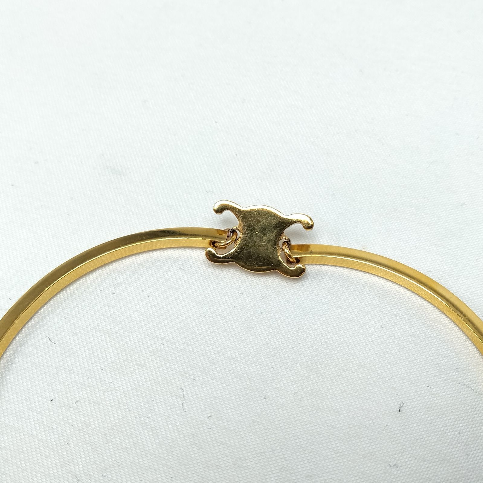 セリーヌ　トリオンフ アーティキュレート ブレスレット　金色 TRIOMPHE セリーヌ （CELINE） トリオンフ アーティキュレート