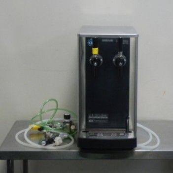 2014年製 ホシザキ 2口 ビール サーバー DBF-34WD ヘッド 減圧弁 付 ビア ディスペンサー W255D570 120 H500mm 25kg