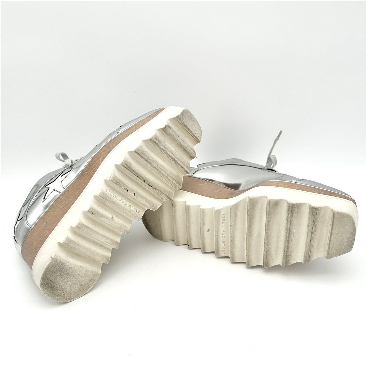 STELLA McCARTNEY エリス スニーカー 星 シルバー 2159T Stella McCartney - STELLA McCARTNEY エリス スニーカー 星