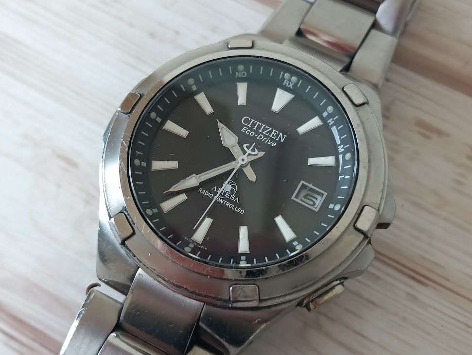 シチズン エコドライブ メンズ 腕時計 CITIZEN アテッサ H410 -T003907