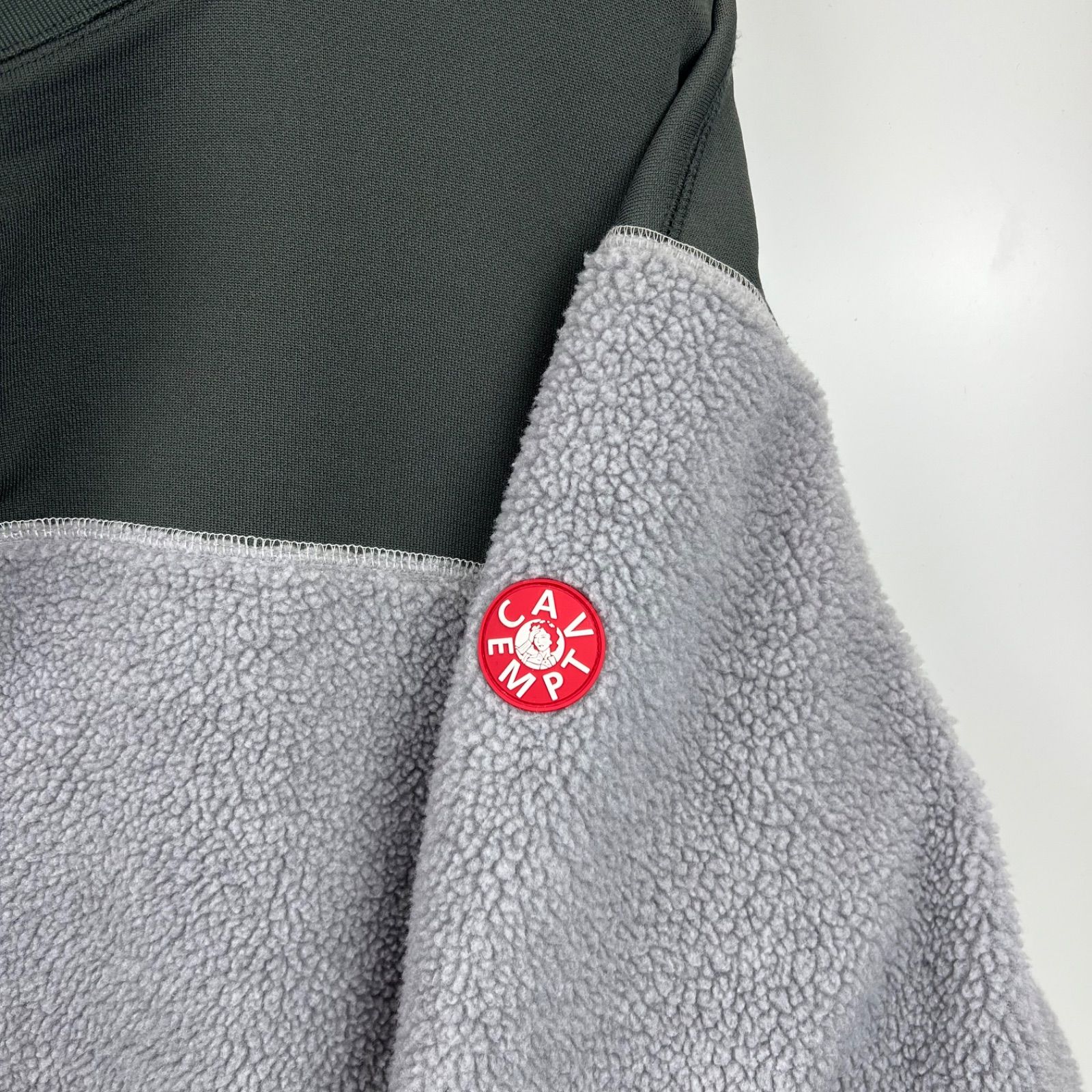 C.E CAVEMPT FLEECE HALF ZIP SWEAT L シーイー キャブエンプト ハーフ 