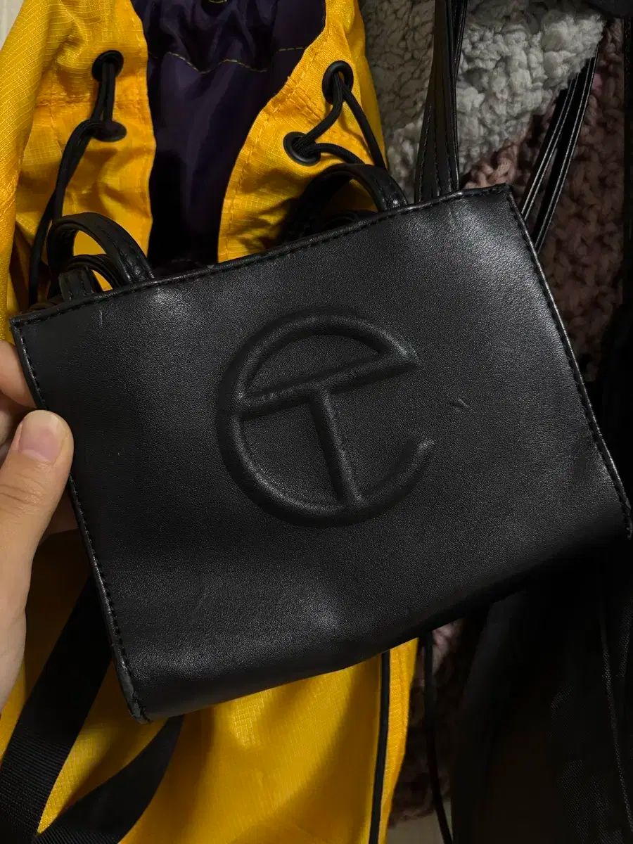Telfa テルファー ショッパーバッグ ブラック スモール サイズ