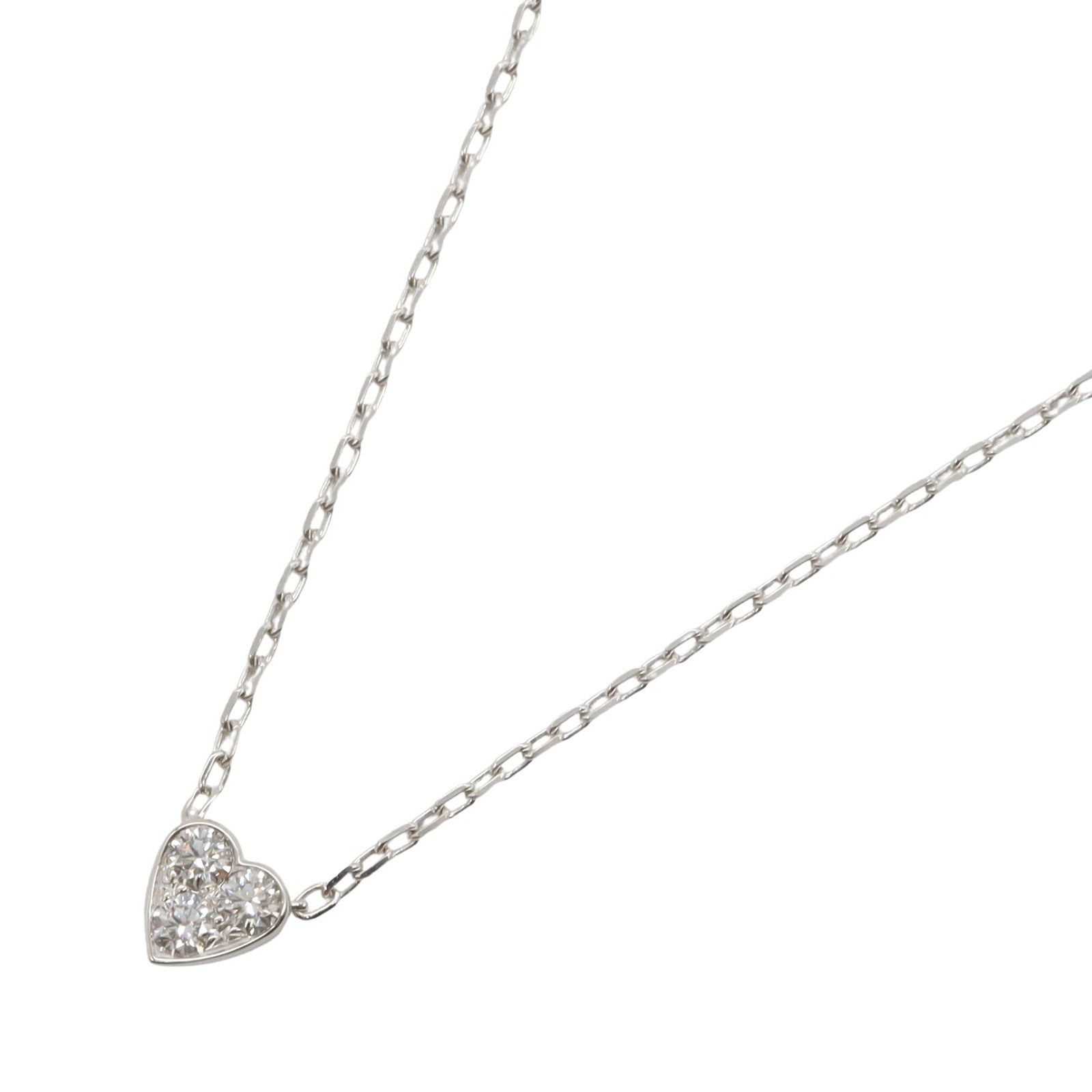 カルティエ CARTIER ネックレス ミニハート オブカルティエ ダイヤ  