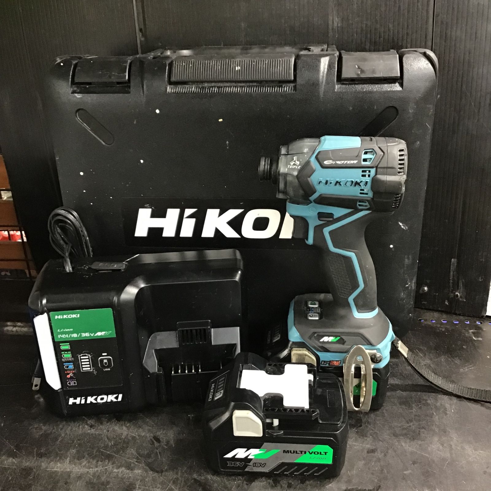 HiKOKI WH36DC コードレスインパクトドライバー 充電器 HiKOKI WH36DC コードレスインパクトドライバー 充電器