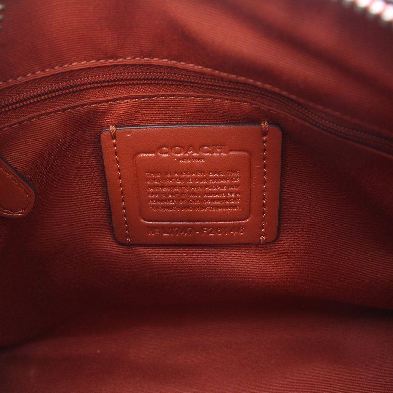 コーチ COACH ミニ ベネット サッチェル ハンドバッグ ショルダー ミニボストン 2WAY ロゴ チェック柄 PVC 赤 レッド F26146  /AQ □GY18 - メルカリ