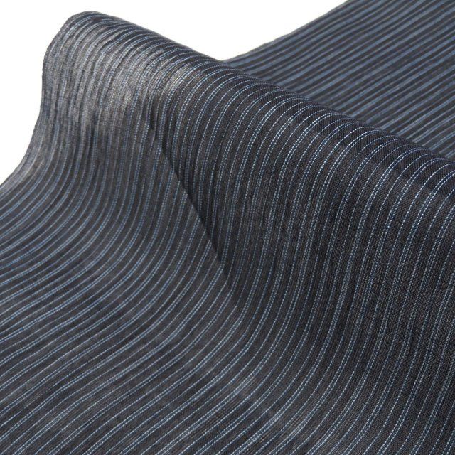 小千谷縮 縦縞模様