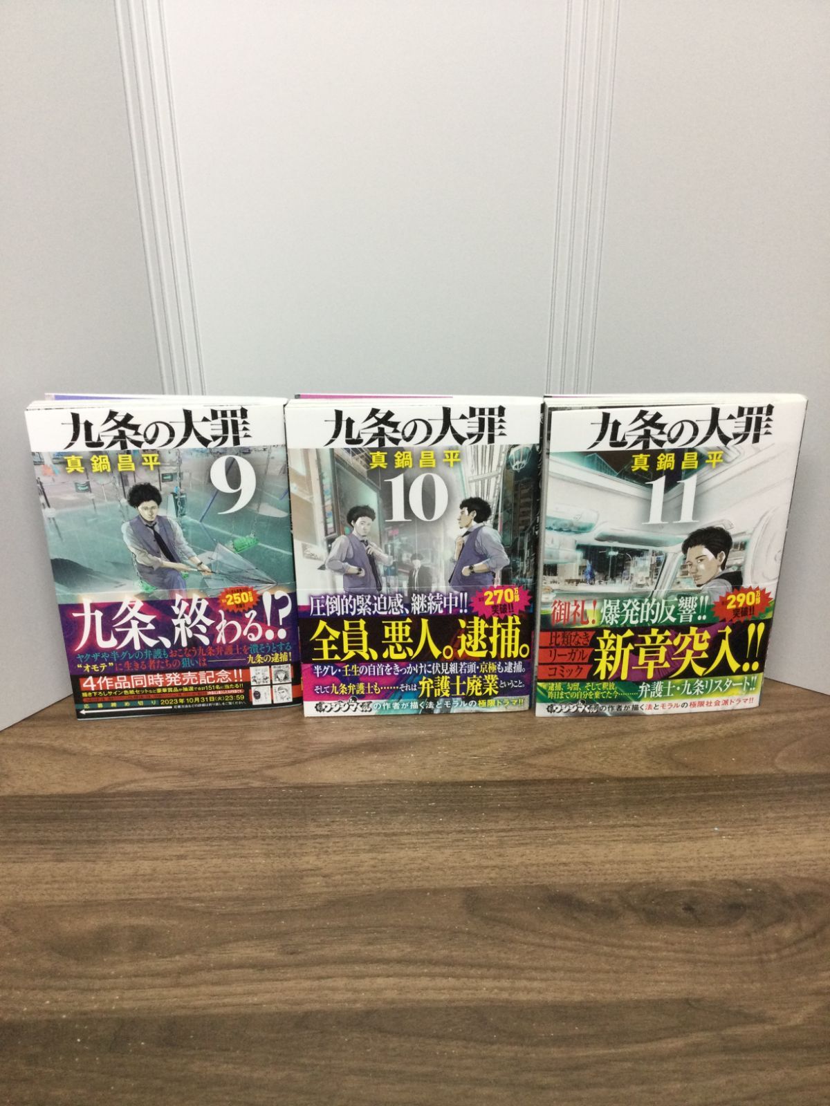 九条の大罪 9巻・10巻・11巻 3冊セット (ビッグコミックス) 真鍋 昌平 著 - メルカリ