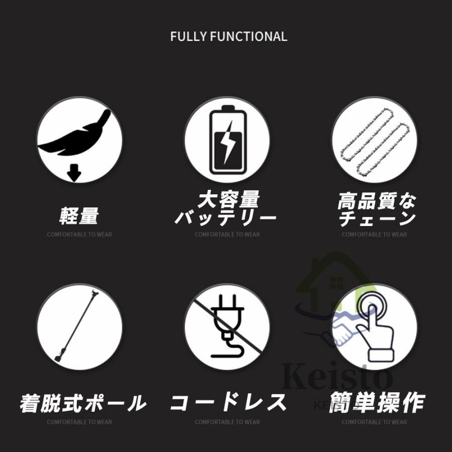 高枝切り 高枝切り電動チェーンソー