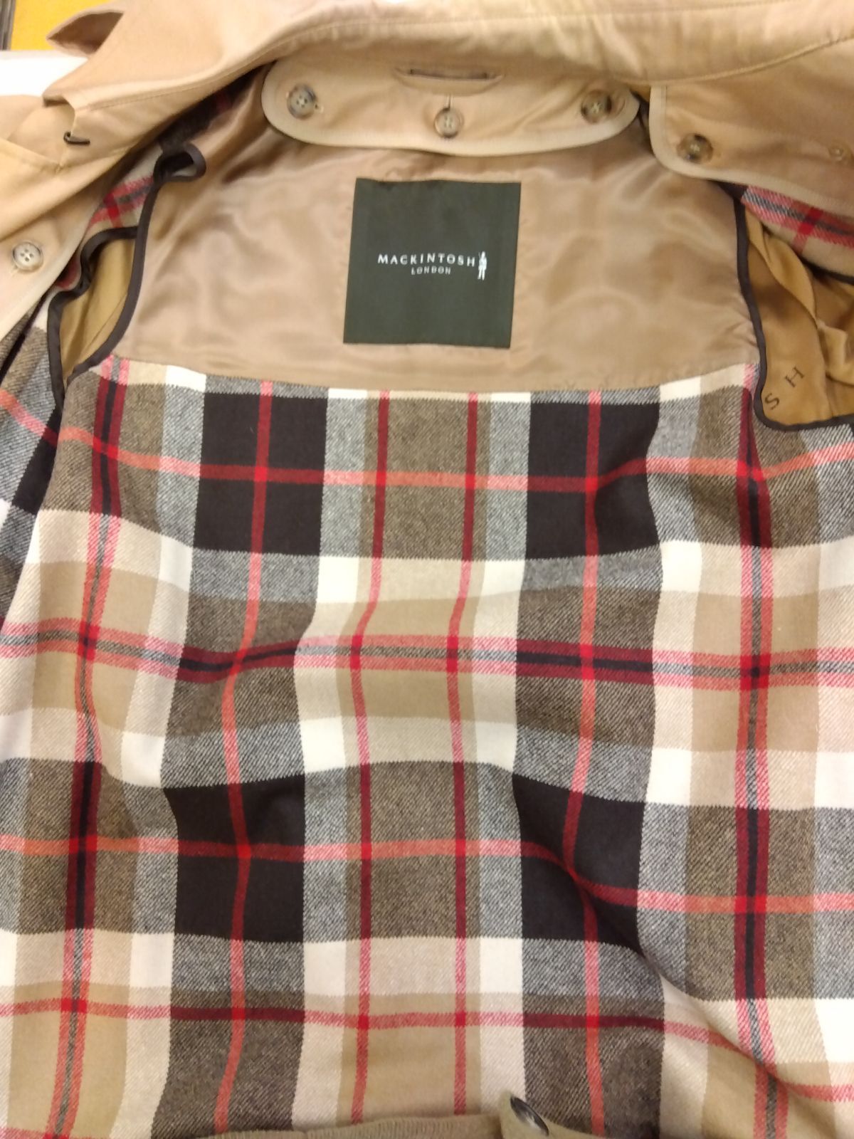 新品／マッキントッシュロンドン　トレンチコートライナー付き M14 マッキントッシュロンドン 36SIZE ライナー付♡ トレンチ