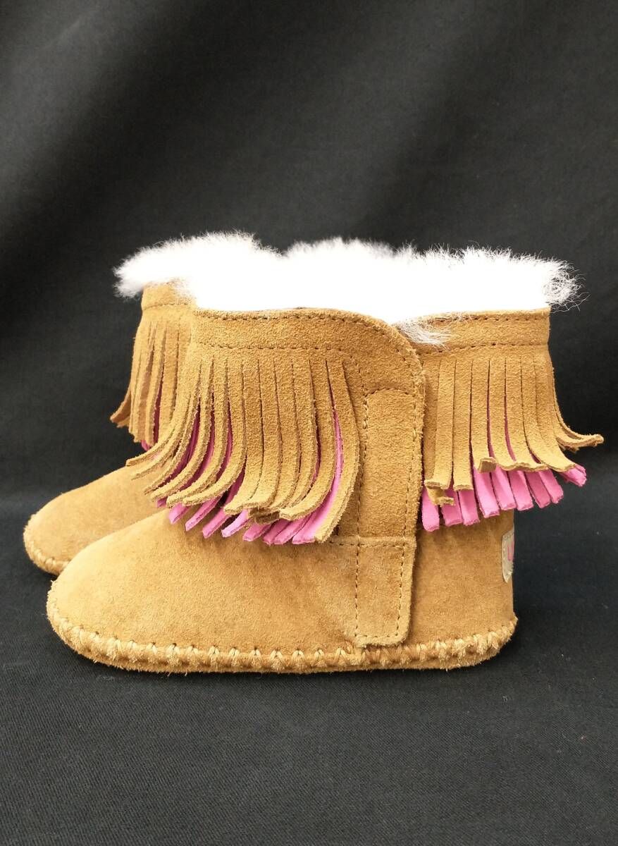 UGG ムートンブーツ クラシック ウルトラ ミニ キッズ ピンク 21cm