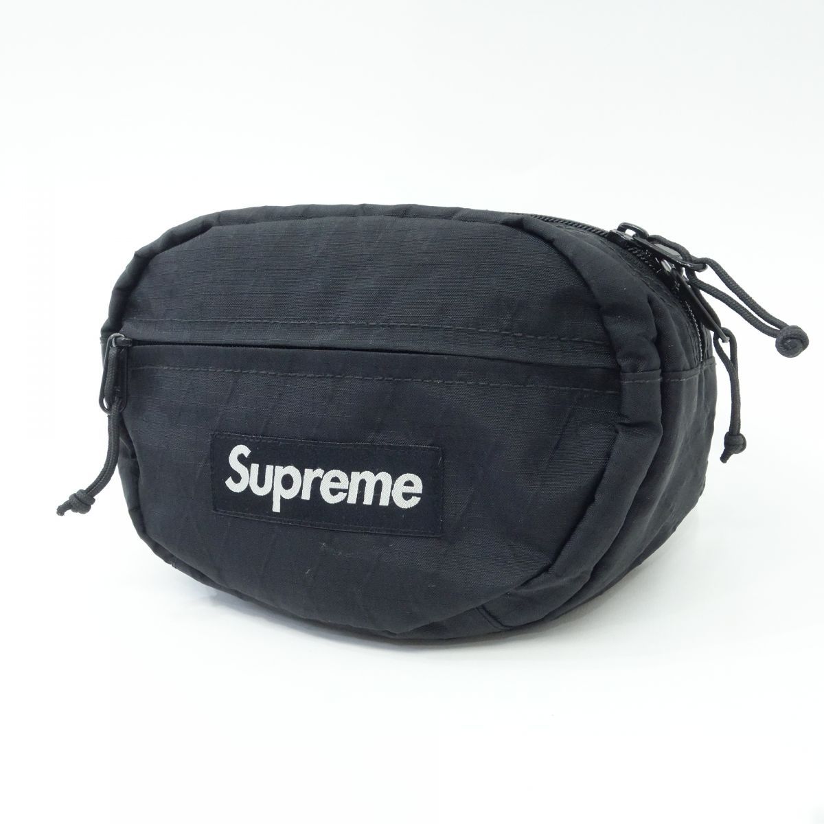 Supreme シュプリーム 18AW waist bag ウエストバッグ ブラック ※中古