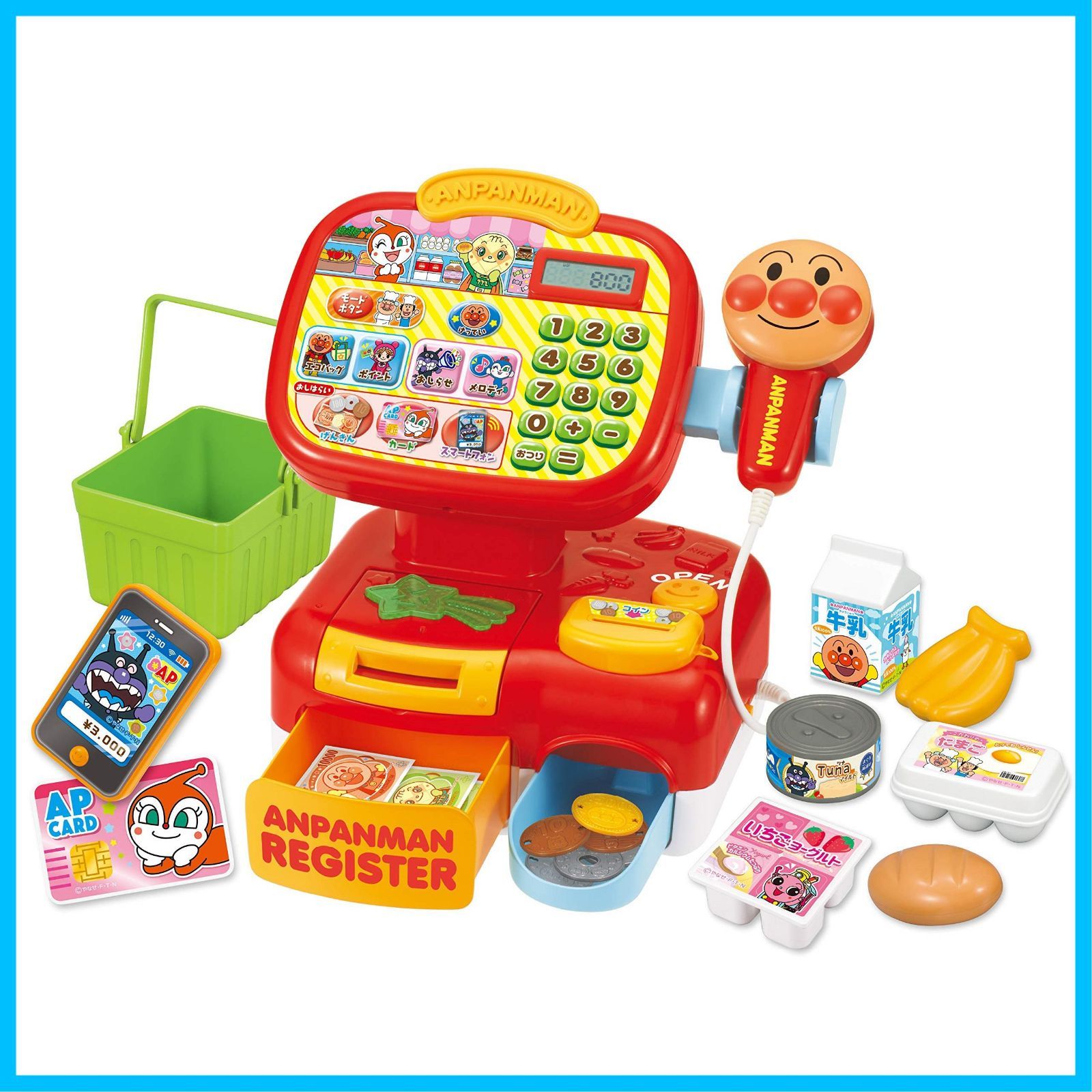 【在庫処分】おさつスイスイ! セルフでピピッ アンパンマン TOYS) アンパンマンレジスター セガトイズ(SEGA