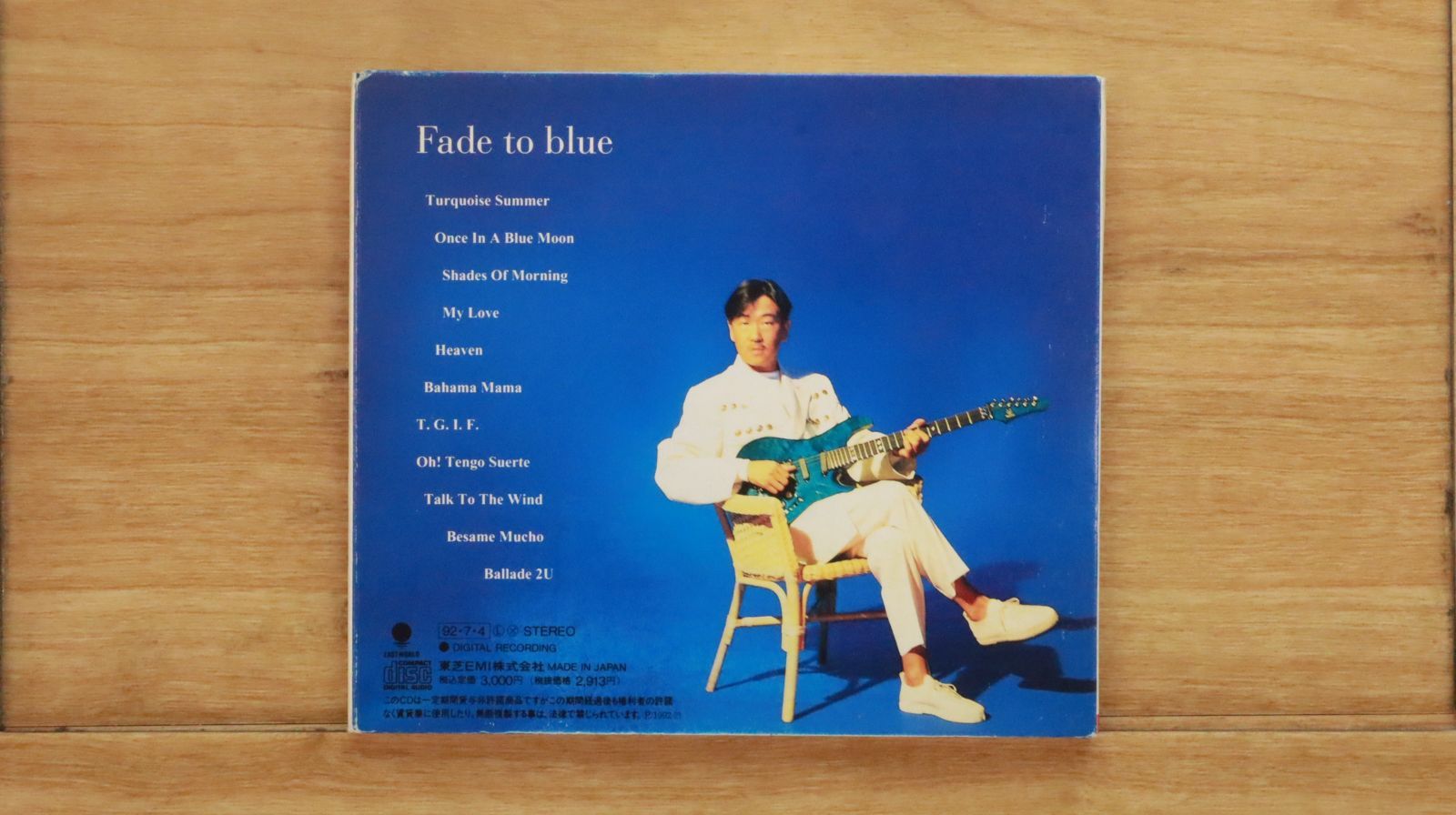 国内盤CD☆高中正義/Masayoshi Takanaka□ Fade to blue 【TOCT6538