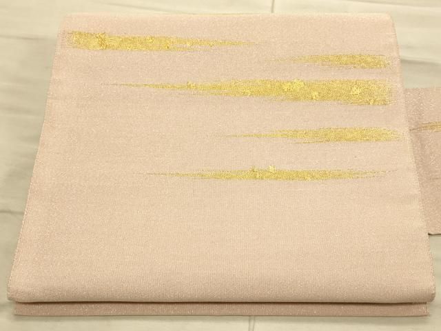 平和屋着物□八寸名古屋帯 綴れ 雲取り青海波 金銀糸 逸品