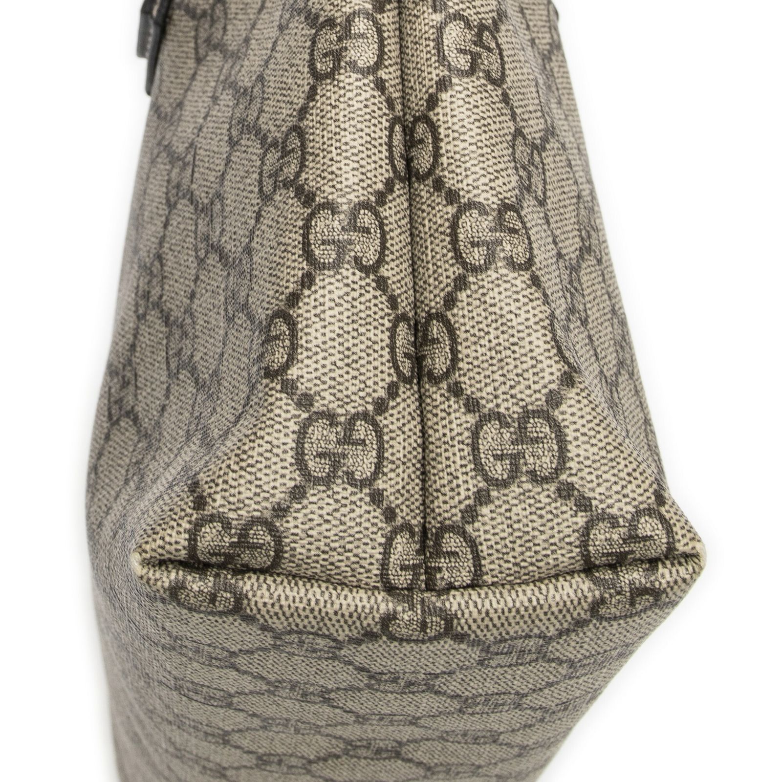 グッチスモールジョイトートブラウン ベージュGGキャンバスA