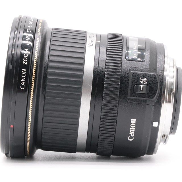  並品 Canon EF S 10 22 mm F 3 5 4 USM APS C対応 超広角ズームレンズ 風景 建築 旅行撮影に最適 ピントリングラバー劣化あり レンズ(ズーム) カメラ