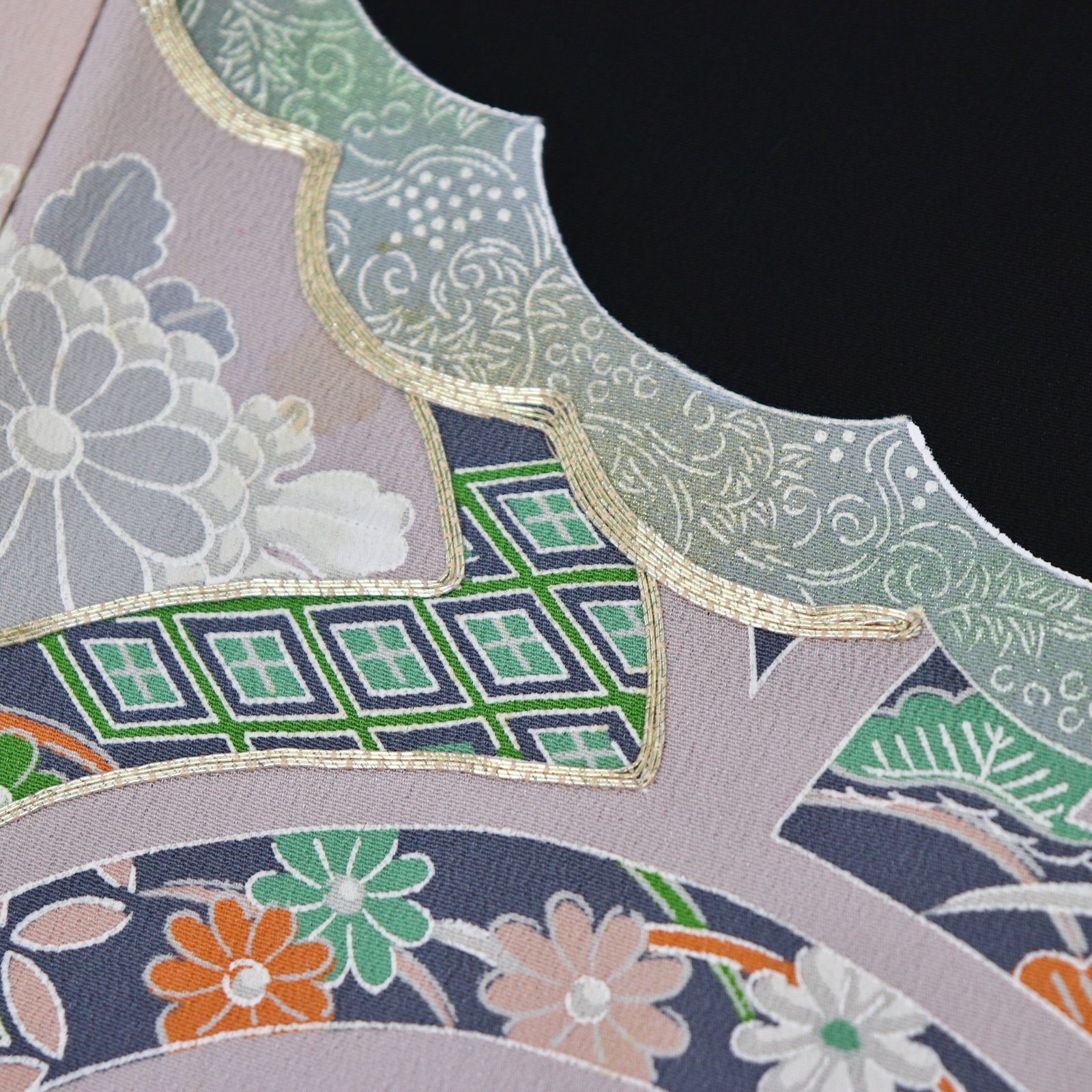 168☆正絹 黒留袖 作家物入り リメイク用 3点 着物まとめ売り - メルカリ