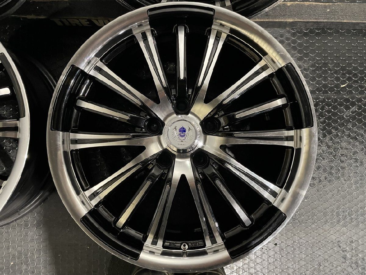 新品 BLEST BahnsTech VR-01 バーンズテック 17インチ 4本 7J5HPCD114.3+45 ブラポリ エクストレイル CR-V ジューク等　(VHV083)クレジットカード QRコード決済可能 新品 BLEST BahnsTech VR-01 バーンズテック 17インチ 4本 7J5HPCD114