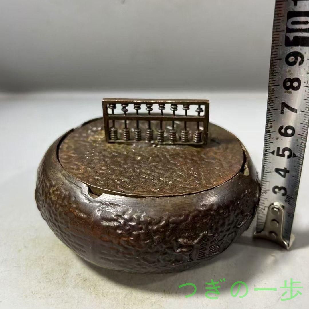 銅器 一本万利 灰皿 茶道具 装飾品 工芸品 置物 - メルカリ