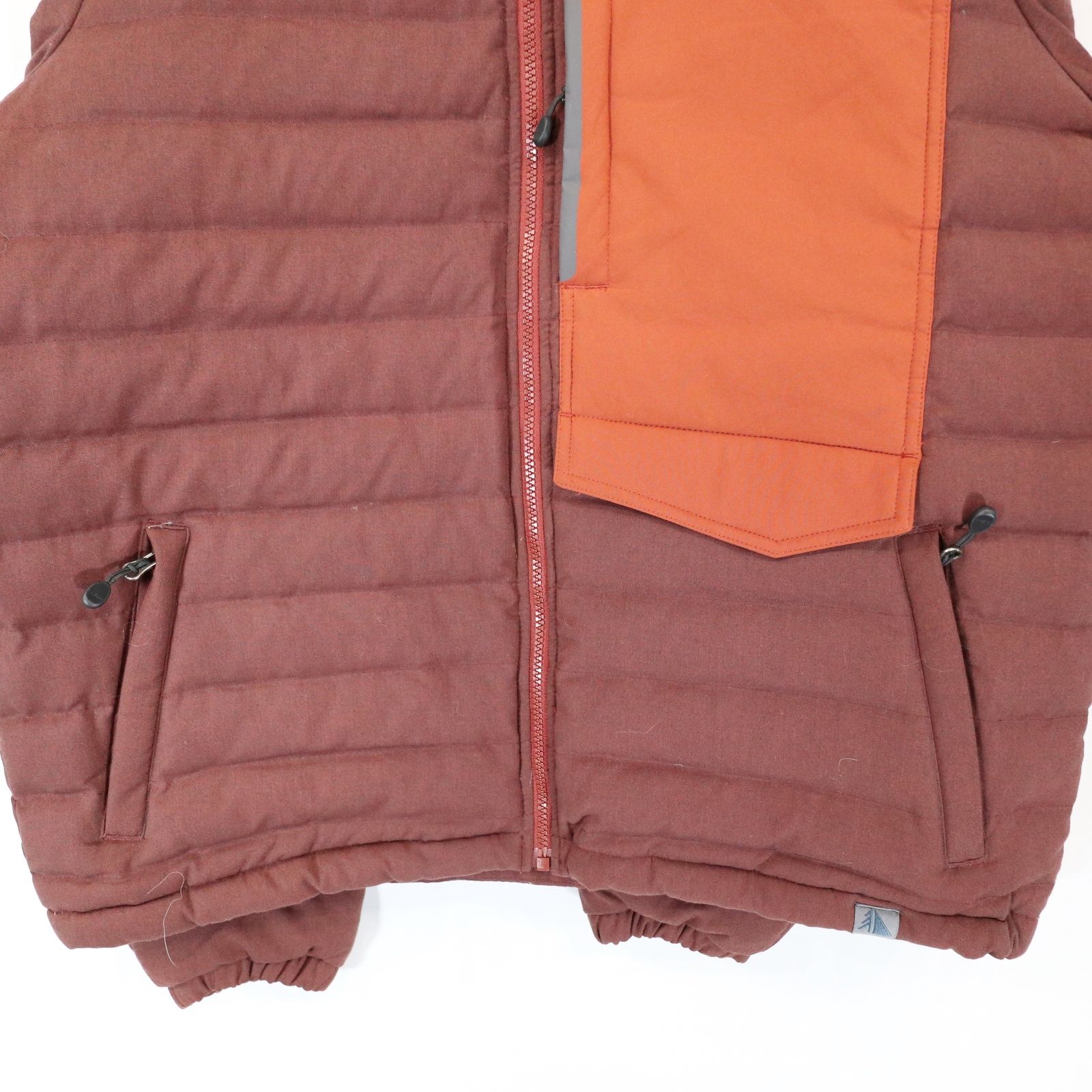 L.LBean エルエルビーン ダウンジャケット 冬服 片ポケット えんじ 