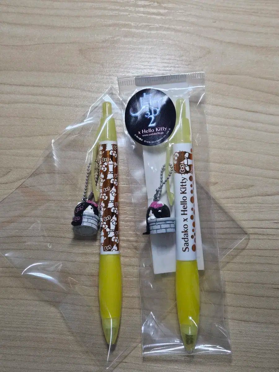 まとめ さだこ キティーストラップ ボールペン シャーペン