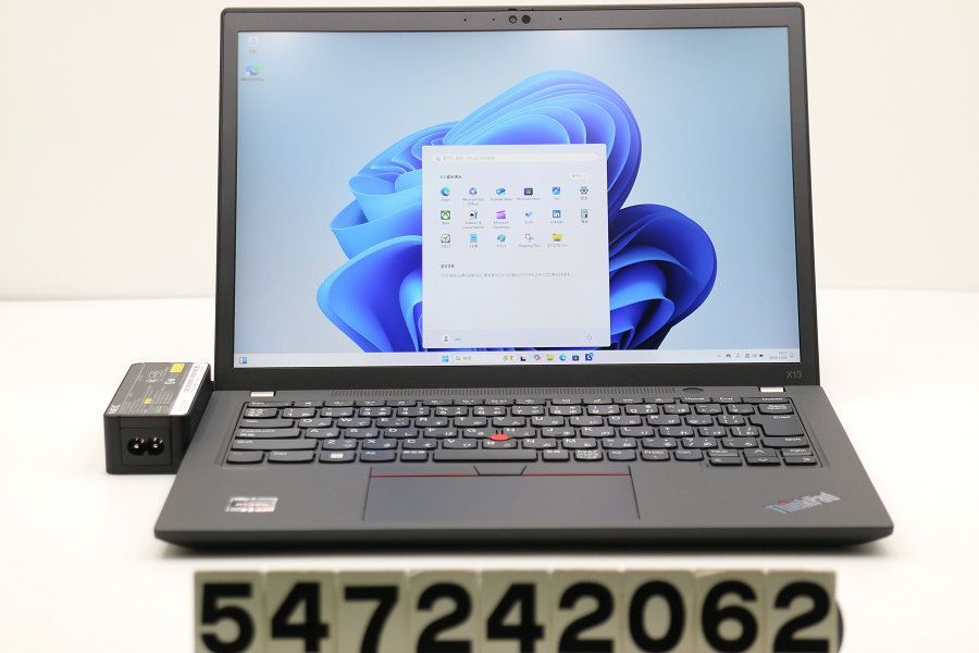 Lenovo ThinkPad X13 Gen2 Ryzen 5 Pro 5650U 2.3GHz/8GB/256GB(SSD)/13.3W/WUXGA(1920x1200)/LTE/Win11 【547242062】