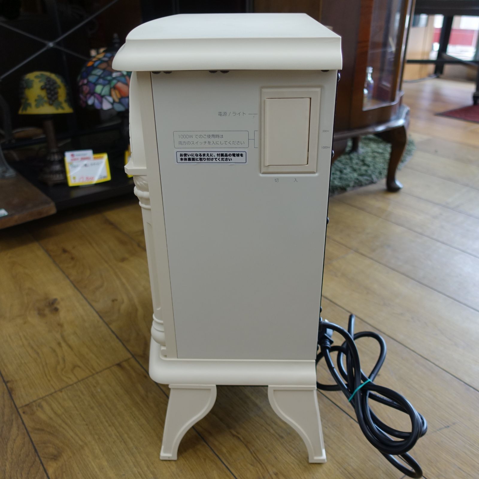 ニトリ 暖炉型ファンヒーター BLT-999B-2-S-IV ホワイト エキスパート