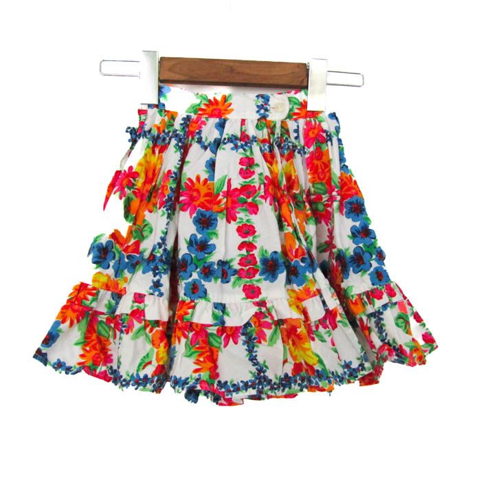 『ケンゾー』 (38) レトロフラワー柄フレアスカート フランス製 フェミニン KENZO 花柄フレアスカート 38 - メルカリ