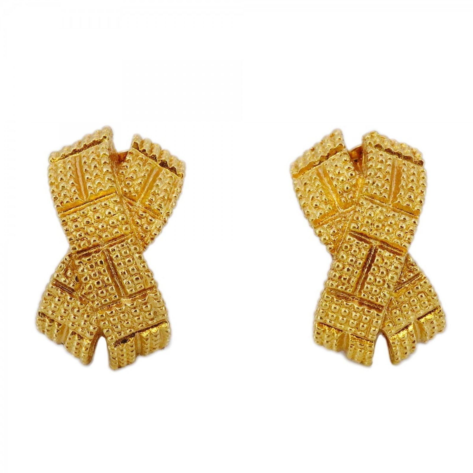 クリスチャン ディオール Christian Dior クリスチャンディオール イヤリング GPメッキ ゴールドレディース P1303829