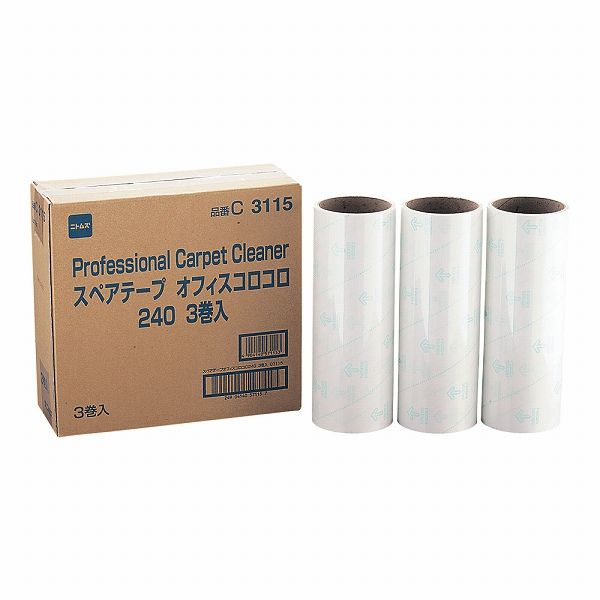 ニトムズ(Nitoms) オフィスコロコロ スペアテープ 240mm 入数：1セット(3巻入) C3115(JKL88802)
