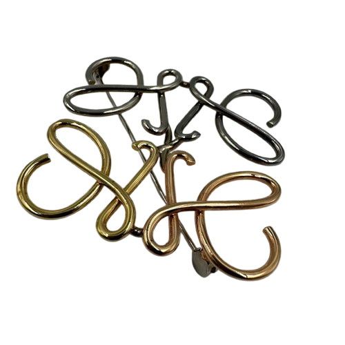 LOEWE ブローチ ピンク ゴールド アナグラム Anagram brooch Amazon | ロエベ ブローチ アナグラム マルチカラー LOEWE