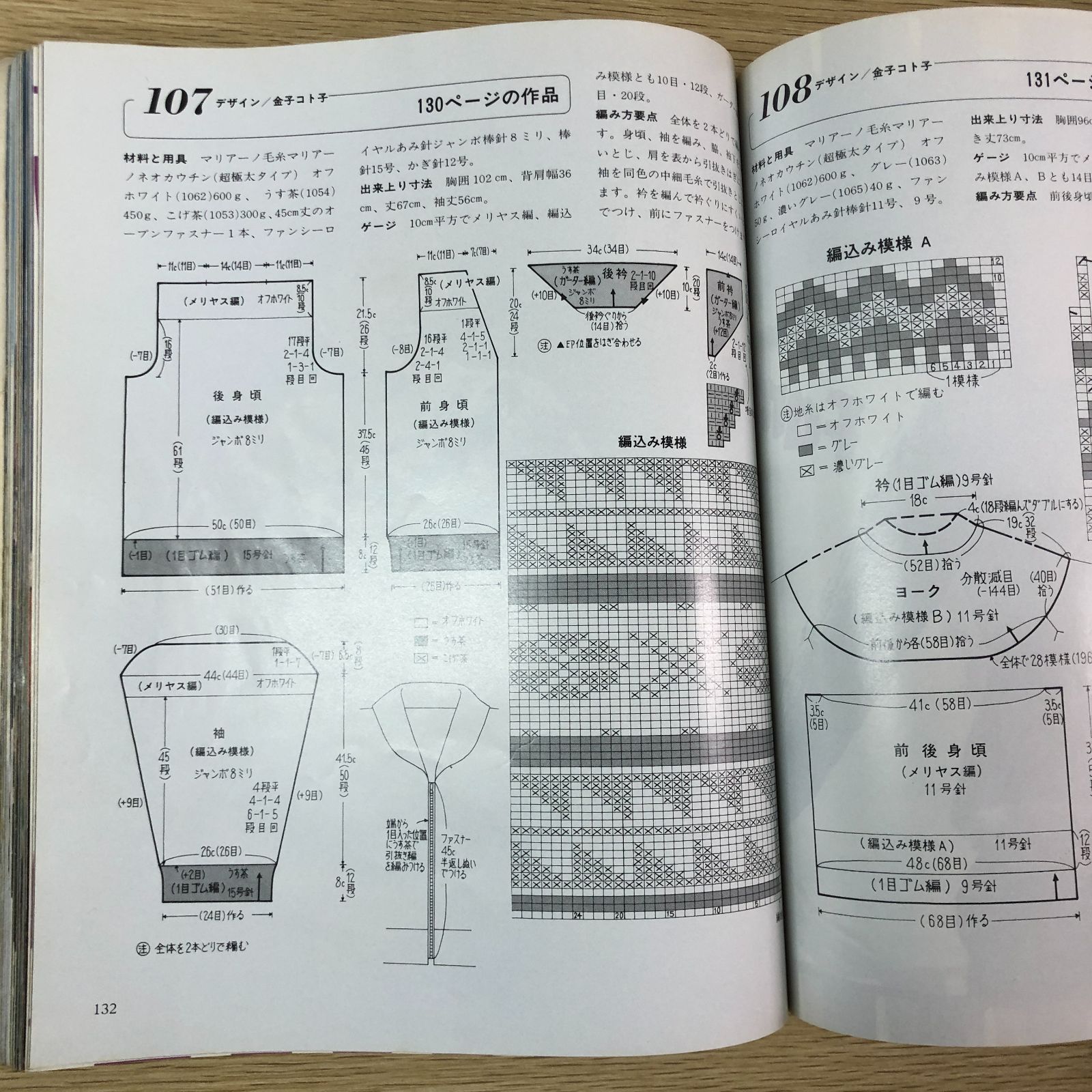 編み物本】秋冬用大人向けニットの本 5冊セット 毛糸だま