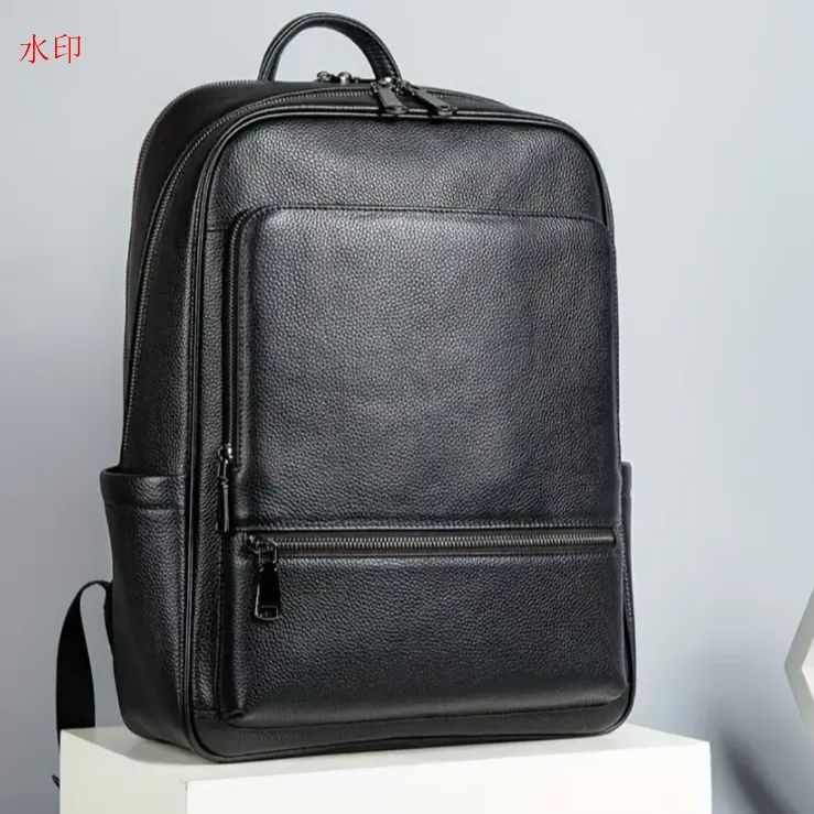 バックパック リュックサック メンズ レディース 防水 牛革 皮 革 17インチ PC 収納 A4 b5 トート ノートパソコン レザー 大容量 多機能 リュック ビジネスリュック 修学旅行 かっこいい 人気 通勤 出張 旅行 ブラック 黒