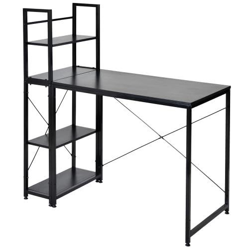 新着商品 両用デスク 収納 左右入替可 ハイタイプ パソコンデスク