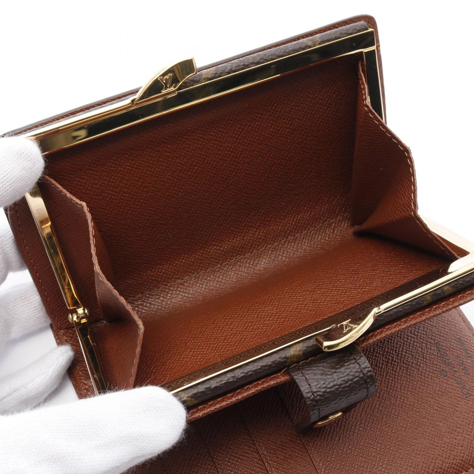 LOUIS VUITTON ルイヴィトン M61674 モノグラム ポルトフォイユ・ヴィエノワ がま口財布＜USED＞ 中古LOUIS VUITTON ルイヴィトン モノグラム ポルトフォイユ