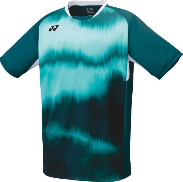 【新品・5営業日で発送】YONEX ヨネックス メンズゲームシャツ(フィットスタイル) (10447) 色 : ティールグリーン サイズ : SS 