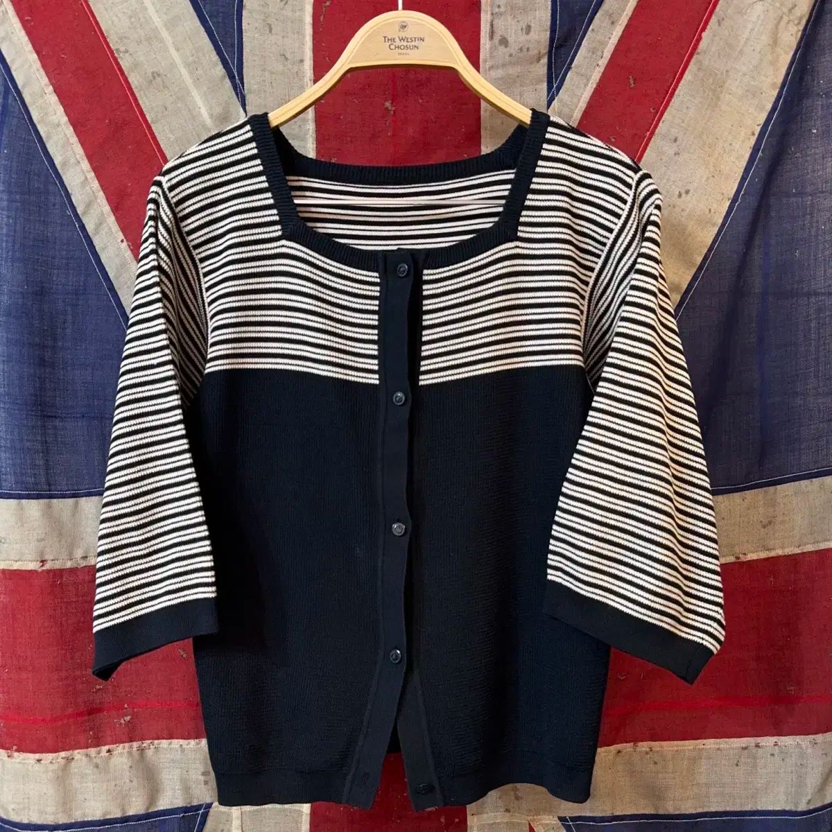 Christian Dior 90s コットンリブニットカーディガン