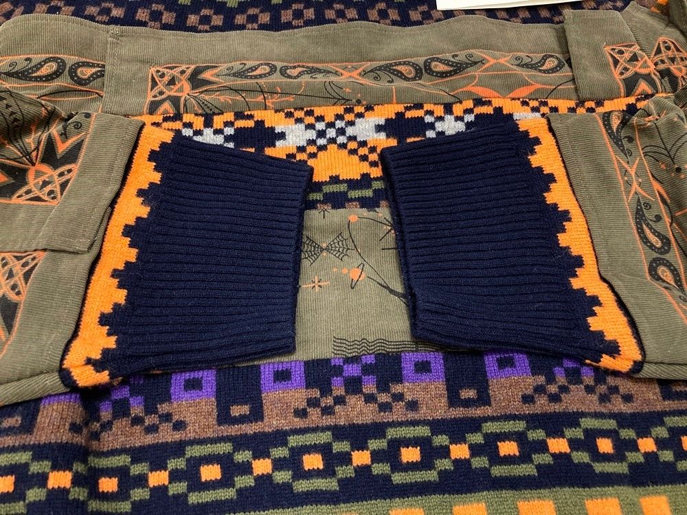サカイ sacai × Dr.Woo ドクターウー Bandana Knit Pullover サカイ sacai × Dr.Woo ドクターウー Bandana Knit Pullover